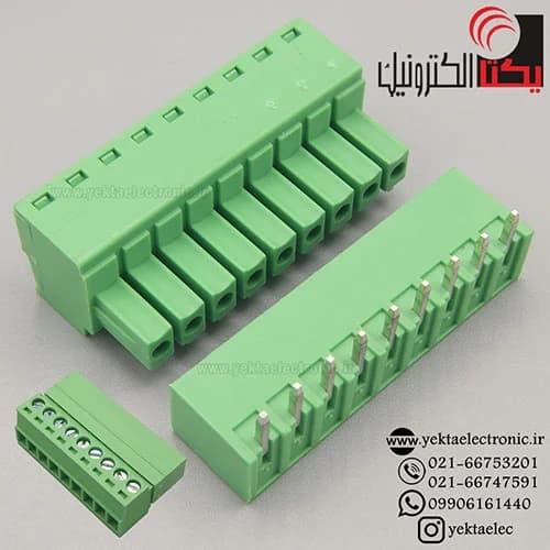 ترمینال فونیکس 9 پین رایت انگل 3.81 میلیمتر — تصویر ۳