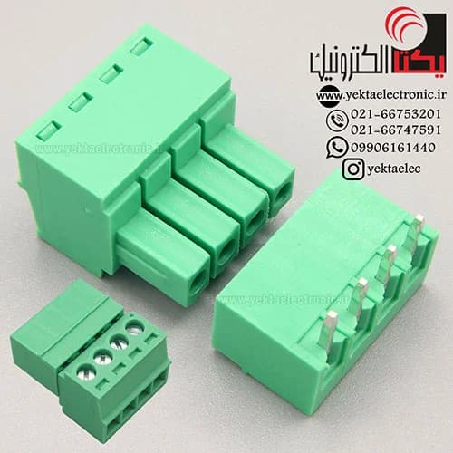 ترمینال فونیکس 4 پین رایت انگل 3.81 میلیمتر — تصویر ۳