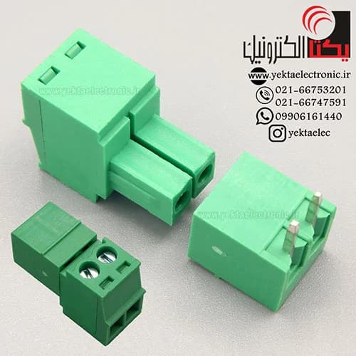 ترمینال فونیکس 2 پین رایت انگل 3.81 میلیمتر — تصویر ۳