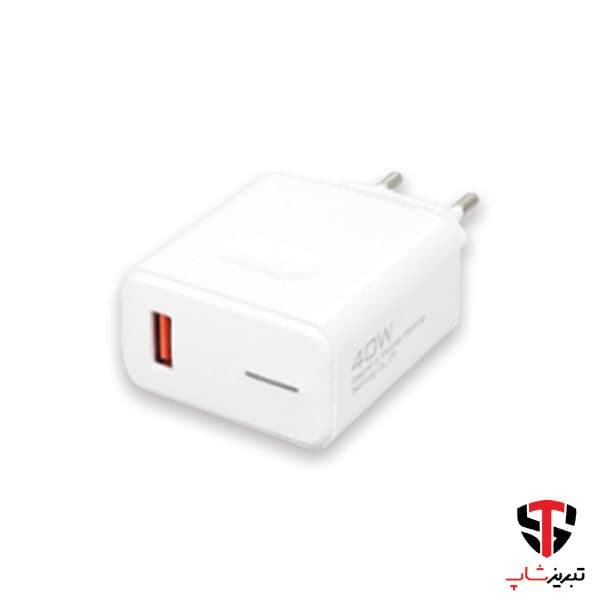 شارژر دیواری 40 وات ترانیو مدل EU4 به همراه کابل USB-C