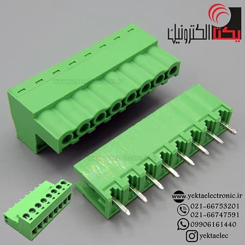 ترمینال فونیکس 8 پین صاف بافاصله پایه 5.08 — تصویر ۲