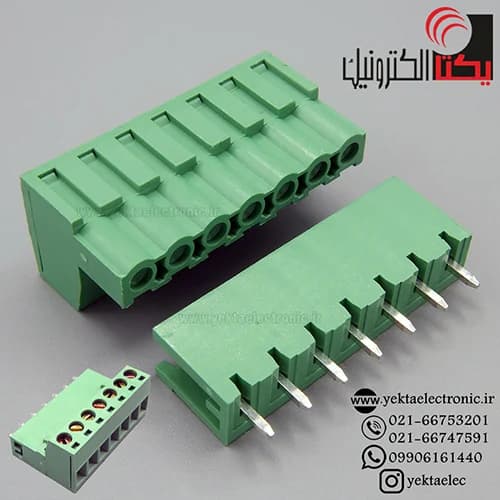 ترمینال فونیکس 7 پین صاف بافاصله پایه 5.08 — تصویر ۲