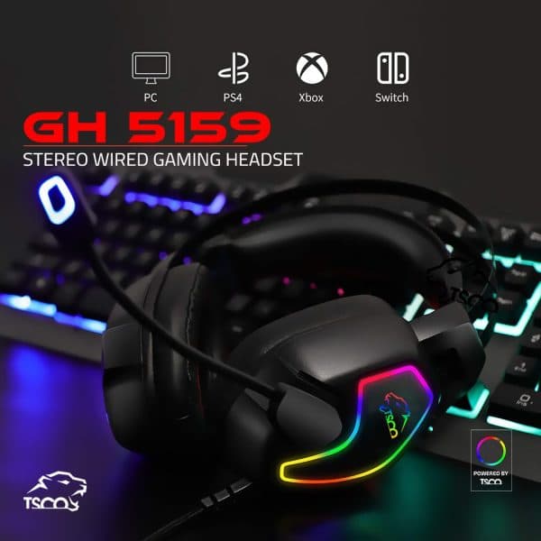 هدست مخصوص بازی تسکو مدل GH 5159 — تصویر ۱۱
