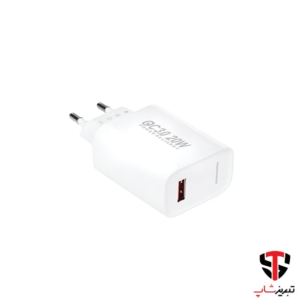 شارژر ترانیو مدل T-SE8 به همراه کابل microUSB — تصویر ۳