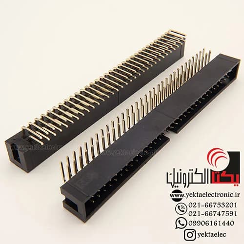 باکس هدر 64 پین نری رایت انگل 2.54میلیمترBOX64 — تصویر ۲