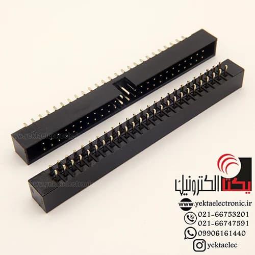 باکس هدر 50 پین نری رایت انگل 2.54میلیمترBOX50 — تصویر ۵