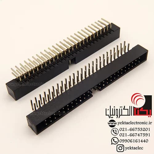 باکس هدر 50 پین نری رایت انگل 2.54میلیمترBOX50 — تصویر ۶