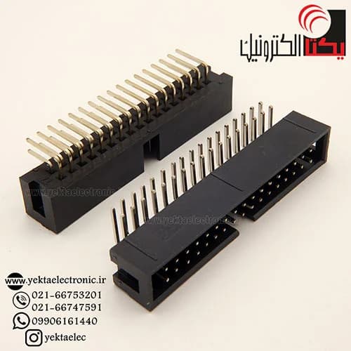 باکس هدر 34 پین نری رایت انگل 2.54میلیمترBOX34 — تصویر ۲