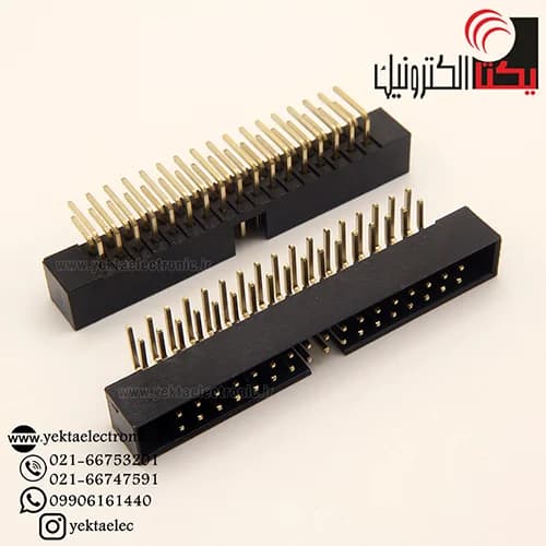 باکس هدر 34 پین نری رایت انگل 2.54میلیمترBOX34 — تصویر ۶