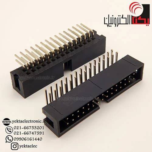 باکس هدر 30 پین نری صاف 2.54 میلیمترBOX30 — تصویر ۳
