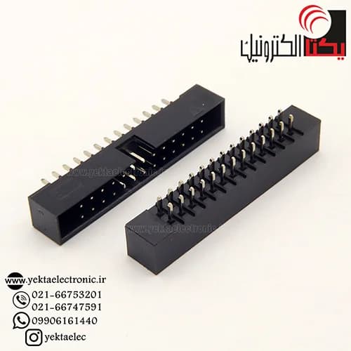 باکس هدر 26 پین نری رایت انگل 2.54میلیمترBOX26 — تصویر ۵