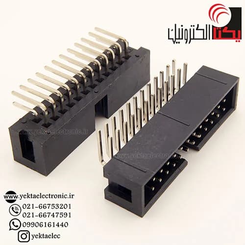 باکس هدر 24 پین نری صاف 2.54 میلیمترBOX24 — تصویر ۳