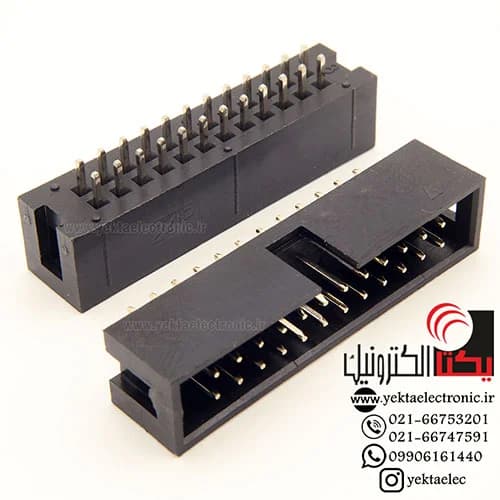 باکس هدر 24 پین نری صاف 2.54 میلیمترBOX24