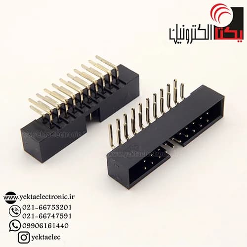 باکس هدر 20 پین نری رایت انگل 2.54میلیمترBOX20 — تصویر ۶