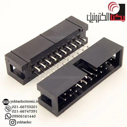 باکس هدر 20 پین نری رایت انگل 2.54میلیمترBOX20 — تصویر ۳