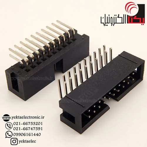 باکس هدر 20 پین نری رایت انگل 2.54میلیمترBOX20 — تصویر ۲