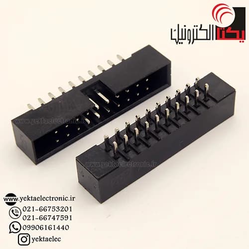 باکس هدر 20 پین نری رایت انگل 2.54میلیمترBOX20 — تصویر ۵