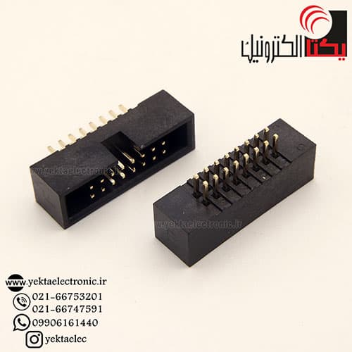 باکس هدر 16 پین نری صاف 2.54 میلیمترBOX16 — تصویر ۸