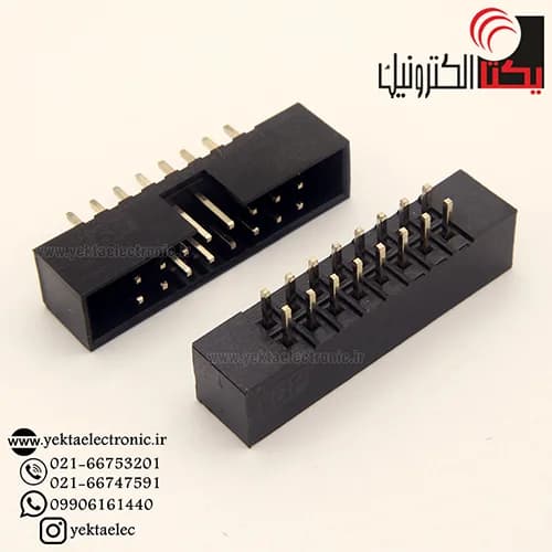 باکس هدر 16 پین نری صاف 2.54 میلیمترBOX16 — تصویر ۵