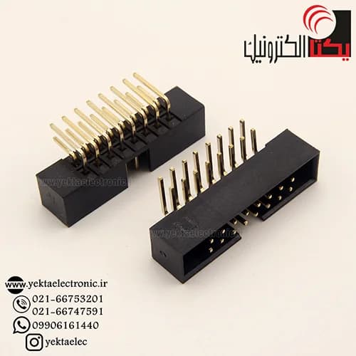 باکس هدر 16 پین نری صاف 2.54 میلیمترBOX16 — تصویر ۶