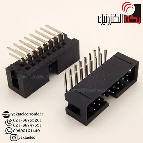 باکس هدر 16 پین نری صاف 2.54 میلیمترBOX16 — تصویر ۳
