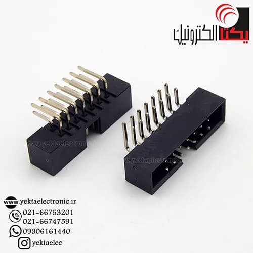 باکس هدر 14پین نری رایت انگل 2.54میلیمترBOX14 — تصویر ۶