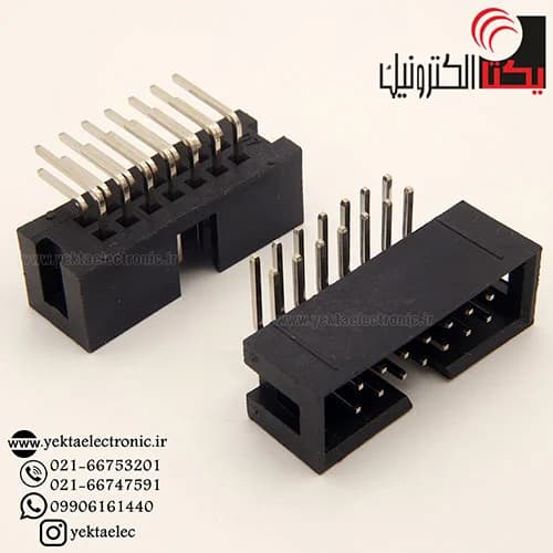 باکس هدر 14پین نری رایت انگل 2.54میلیمترBOX14 — تصویر ۲