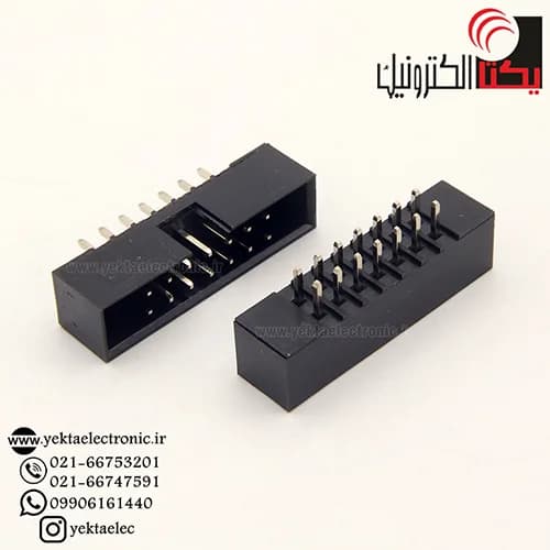 باکس هدر 14پین نری رایت انگل 2.54میلیمترBOX14 — تصویر ۵