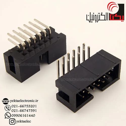 باکس هدر 12پین نری صاف 2.54 میلیمترBOX12 — تصویر ۳