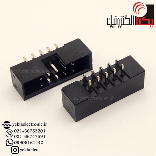 باکس هدر 10 پین نری رایت انگل 2.54میلیمترBOX10 — تصویر ۵
