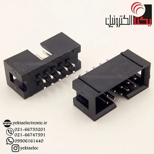 باکس هدر 10 پین نری رایت انگل 2.54میلیمترBOX10 — تصویر ۳
