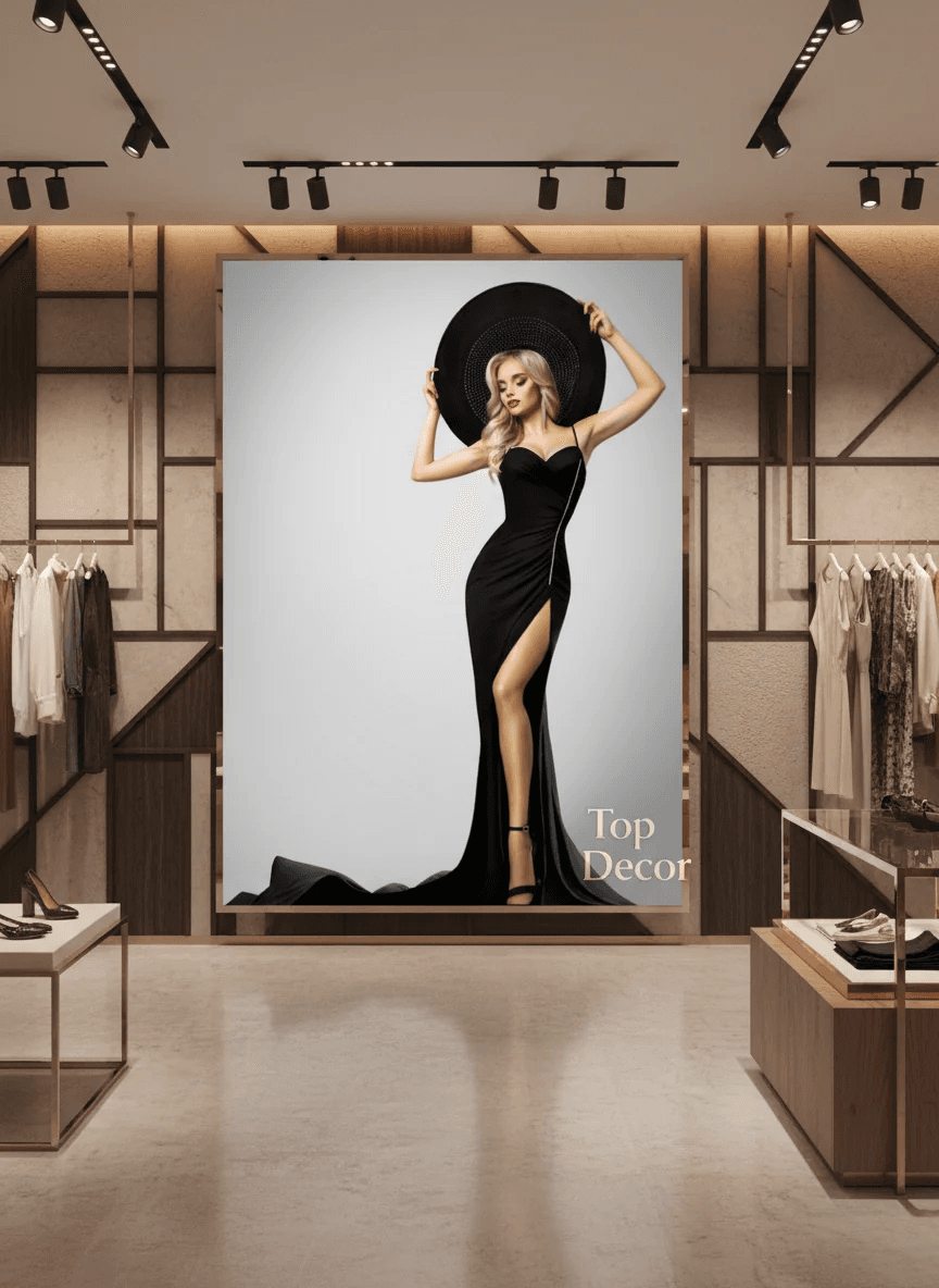 پوستر دیواری مدرن برای بوتیک لباس — تصویر ۵