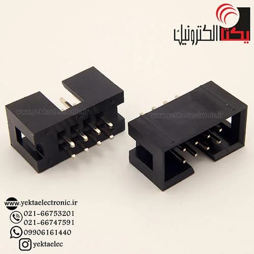 باکس هدر 8 پین نری صاف 2.54 میلیمترBOX8