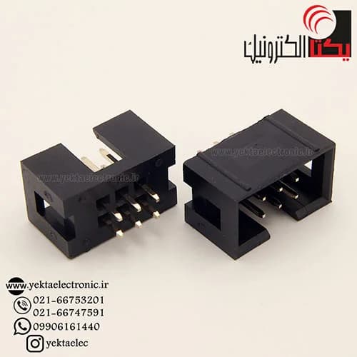باکس هدر 6 پین نری رایت انگل 2.54میلیمترBOX6 — تصویر ۳