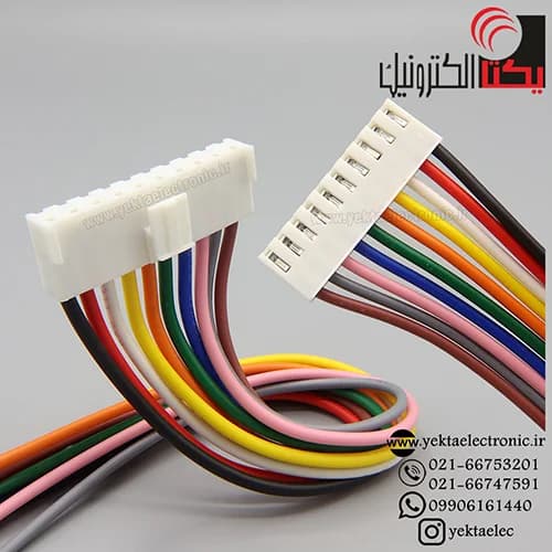 کانکتور VH مادگی سیم دار 10 پین 20 سانتی — تصویر ۳