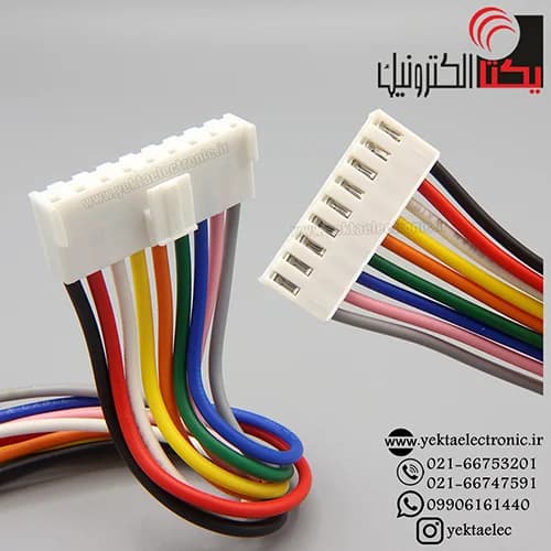 کانکتور VH مادگی سیم دار 9 پین 20 سانتی — تصویر ۳