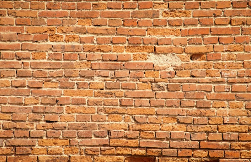 پوستر دیواری طرح دیوار آجری کرم قهوه ای — تصویر ۳
