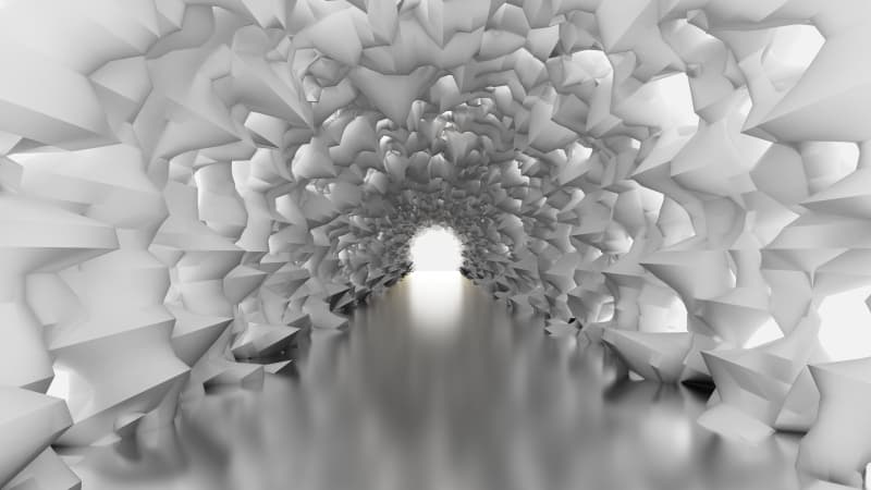 پوستر دیواری طرح تونل برفی — تصویر ۳