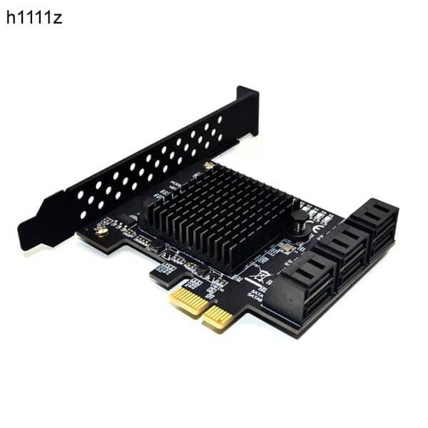 کارت ساتا SATA III شش پورت PCI-e