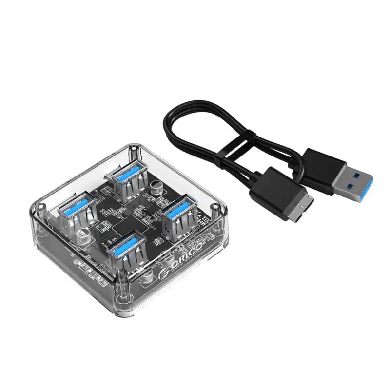 هاب 4 پورت USB 3.0 شفاف ORICO MH4U-U3 — تصویر ۱۰