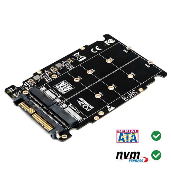 تبدیل اس اس دیM.2 به U.2 (انواع هارد M2 به U.2 SFF-8639)