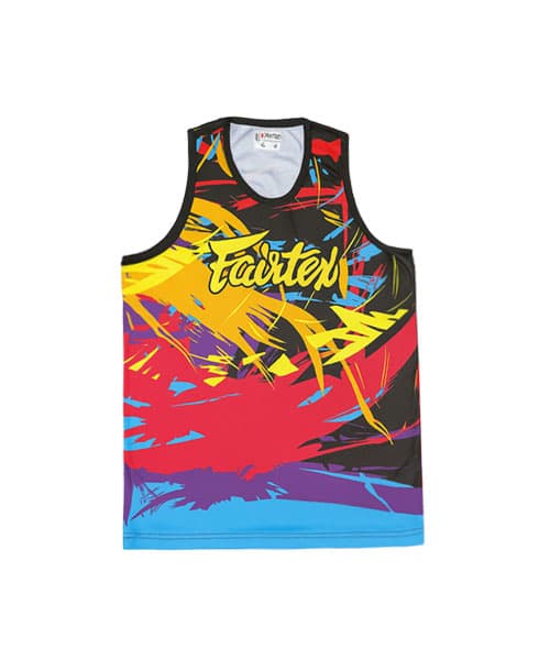 رکابی آبرنگی مشکی طرح FAIRTEX — تصویر ۳
