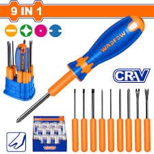 پیچ گوشتی وادفو مدل WSS1B10 بسته 9 عددی — تصویر ۴