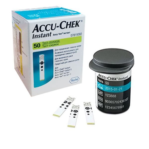 نوار تست قند خون آکيو چک اینستنت Accu Chek Instant