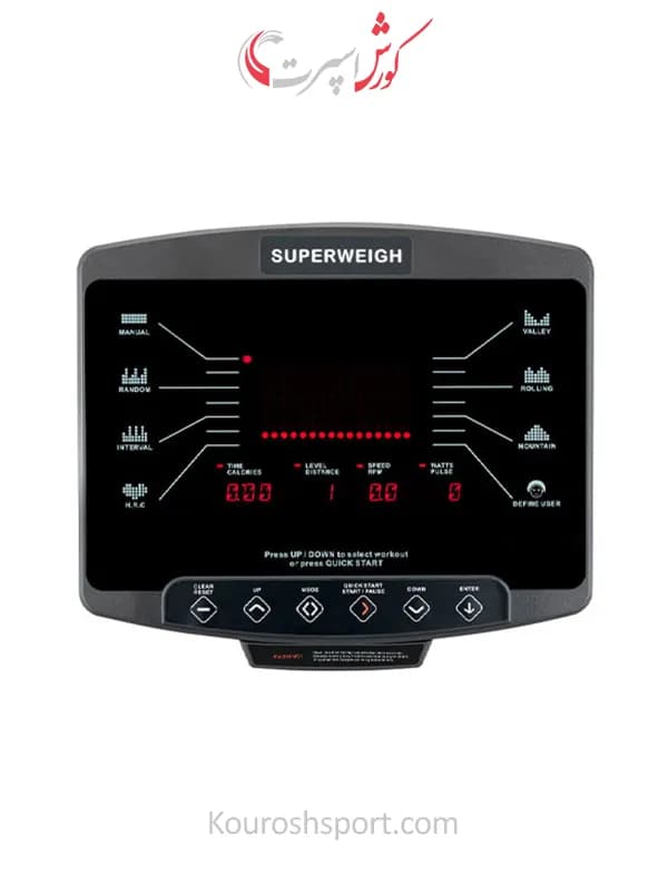دوچرخه ثابت باشگاهی SEG مدل UG-8029 — تصویر ۹