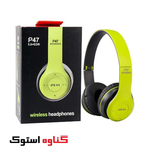 هدفون بی سیم مدل P47 ا P47 Wireless Headphone — تصویر ۳