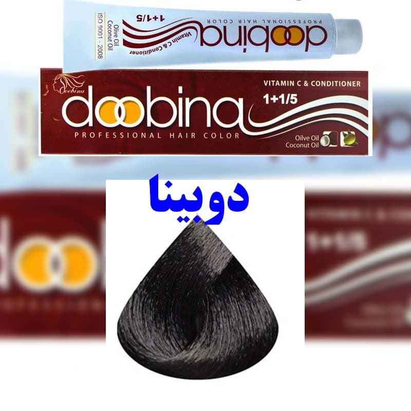 رنگ موی دوبینا شماره 5 رنگ قهوه ای روشن