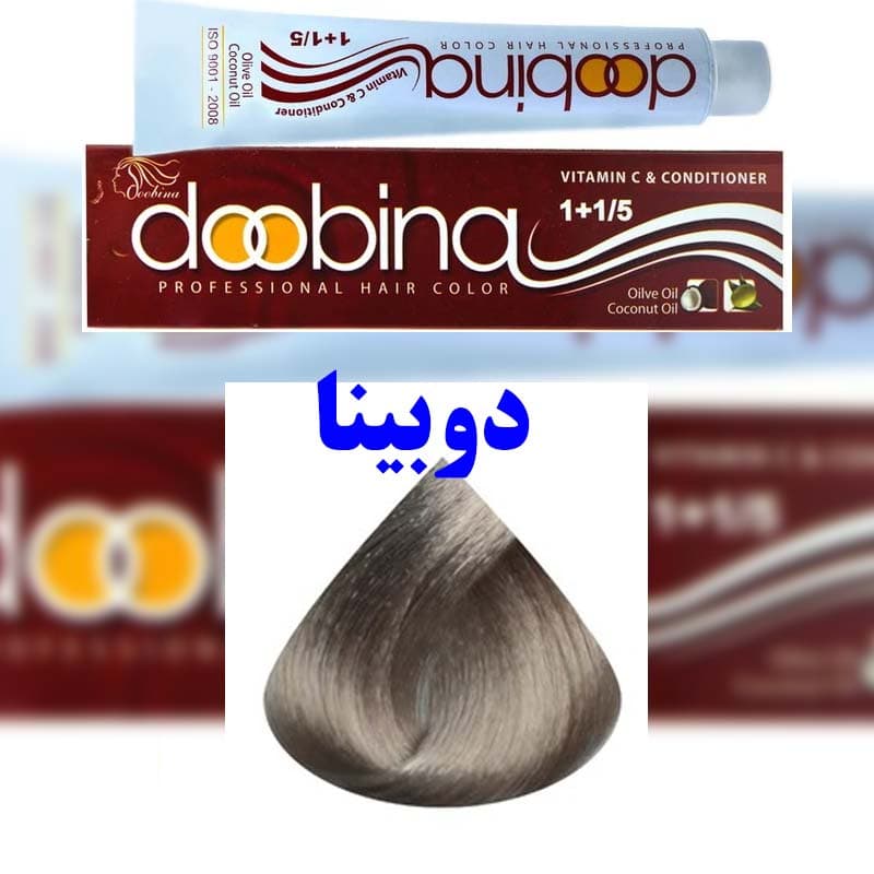 رنگ موی دوبینا شماره 12/2 رنگ خاکستری روشن