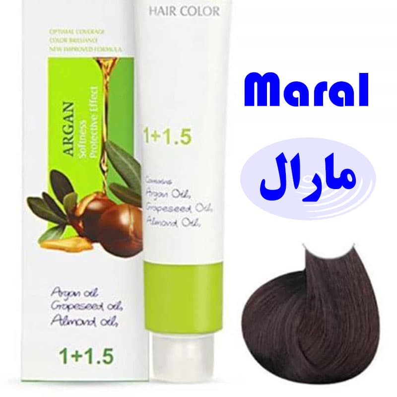 رنگ مو مارال 3 رنگ قهوه ای تیره