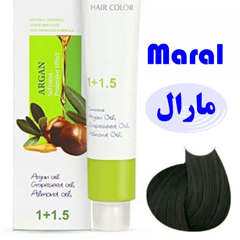 رنگ مو مارال 4/3 رنگ قهوه ای زیتونی